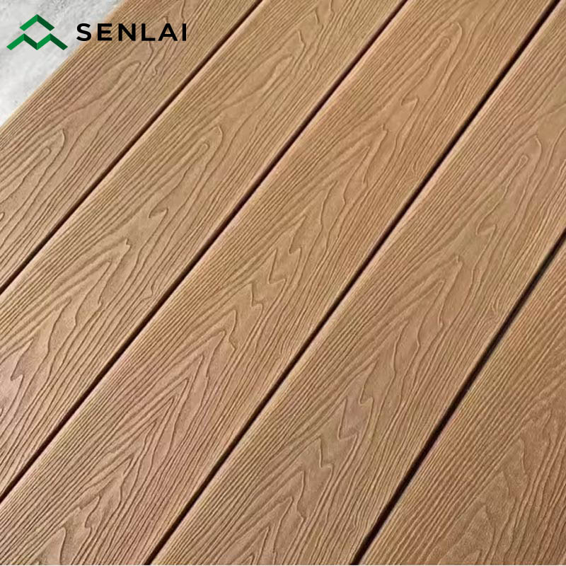 Decking de WPC Superficie 3D Suelos de madera para exteriores Decking compuesto de WPC