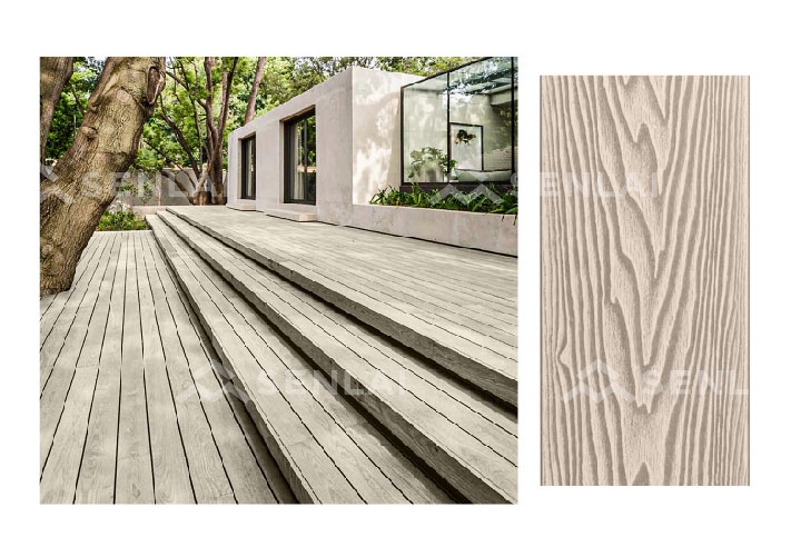 WPC decking color option
