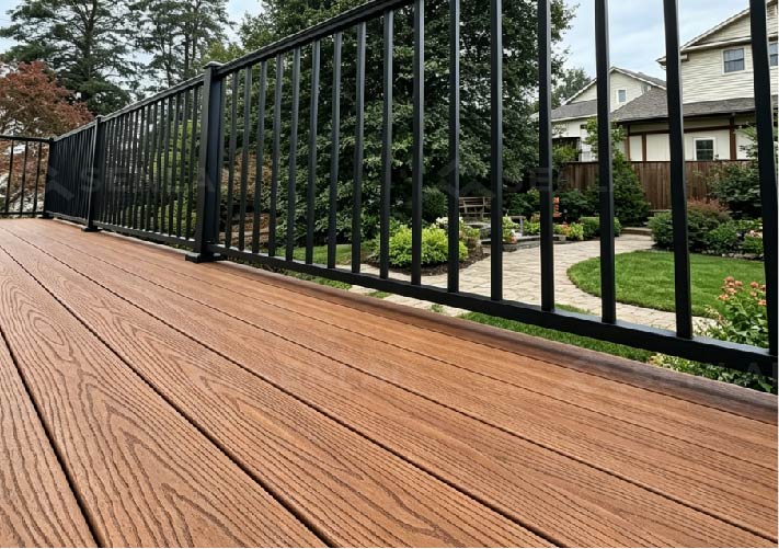 WPC decking color option