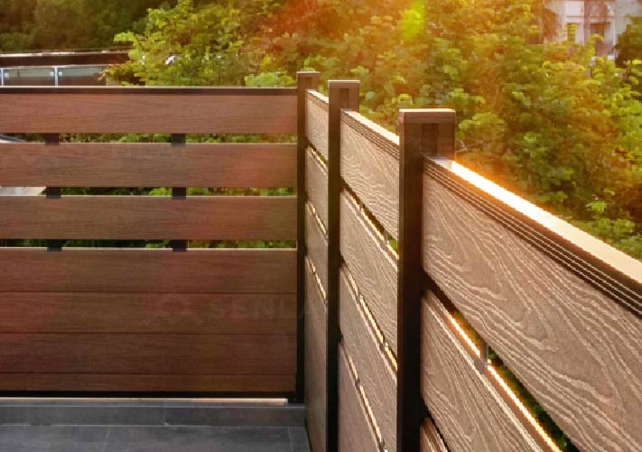 WPC decking color option