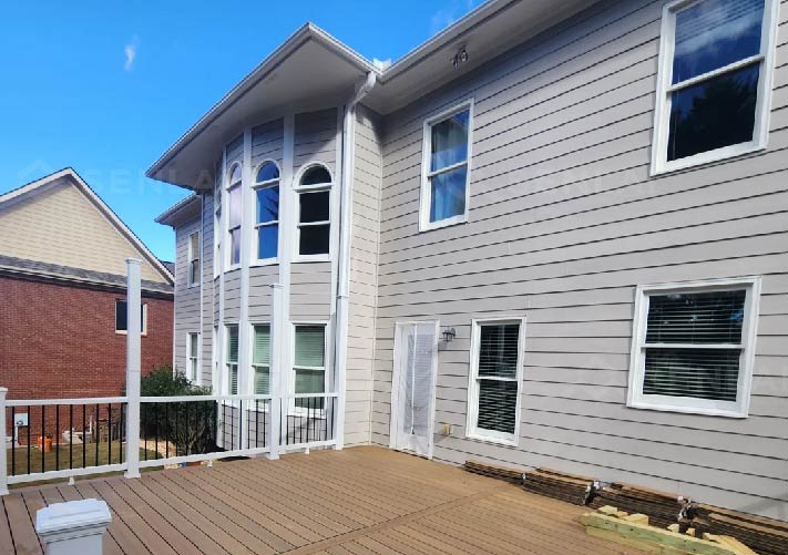 WPC decking color option
