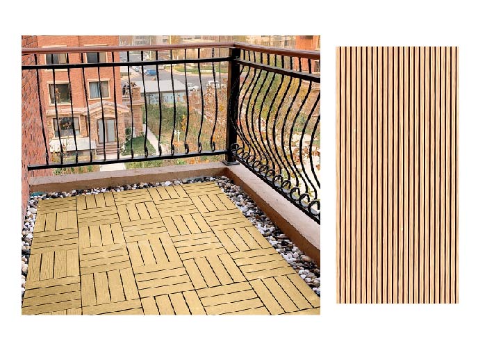 WPC decking color option